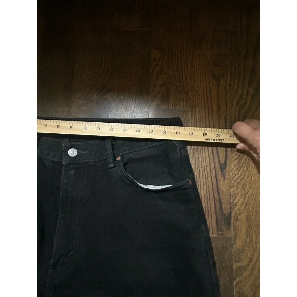 Levis 550 Men's Relaxed Fit Straight Leg Black Jeans - Size‎ 36x32